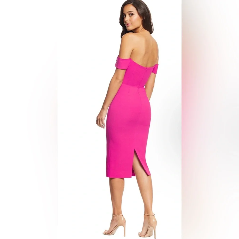 Dress the Population Bailey Off The Shoulder Sweetheart Bodycon Sheath Dress